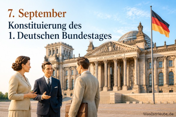 Konstituierung des 1. Deutschen Bundestages fand am 7. September 1949 statt