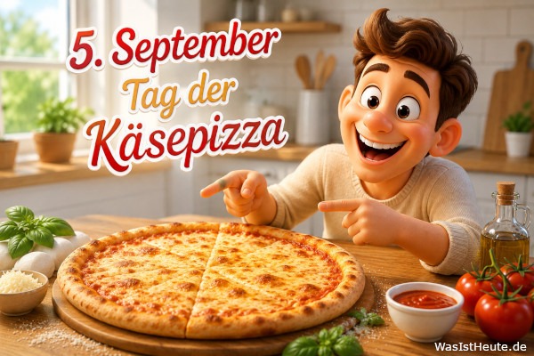Tag der Käsepizza ist am 5. September: Klassischer Pizza-Tag
