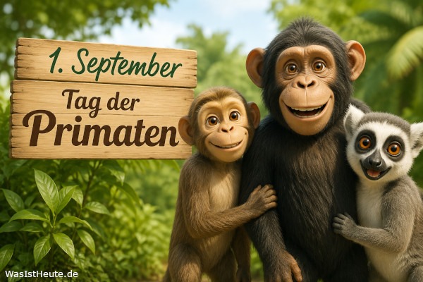 Tag der Primaten ist am 1. September: Schutz der Primaten und ihrer Lebensräume