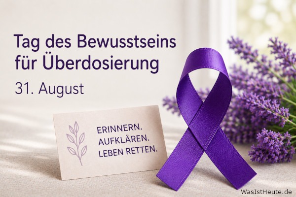 Tag des Bewusstseins für Überdosierung ist am 31. August: Gedenk- und Aktionstag