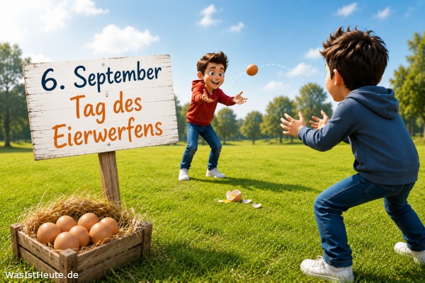 Tag des Eierwerfens ist am 6. September: Kurioser Aktionstag