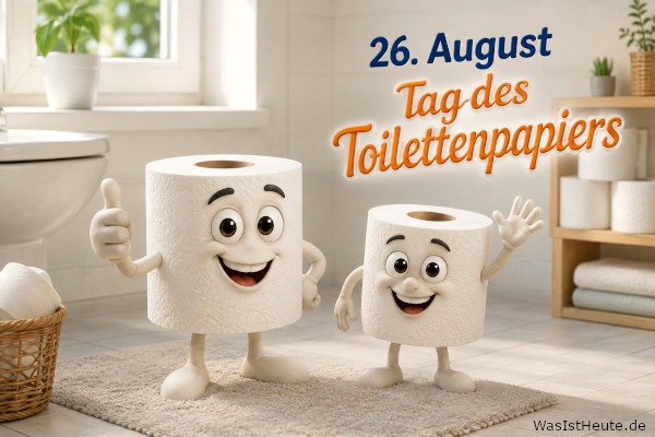 Tag des Toilettenpapiers ist am 26. August: Kurioser Aktionstag