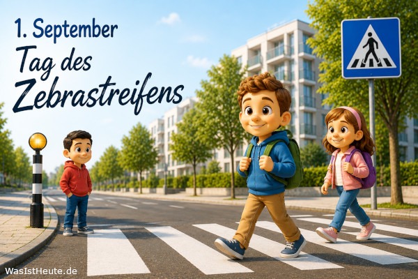 Tag des Zebrastreifens ist am 1. September: Sicher über die Straße