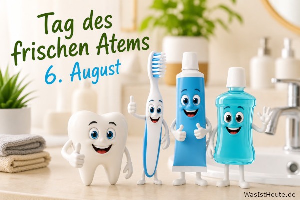 Tag des frischen Atems ist am 6. August: Frischer Atem und Mundpflege im Blick