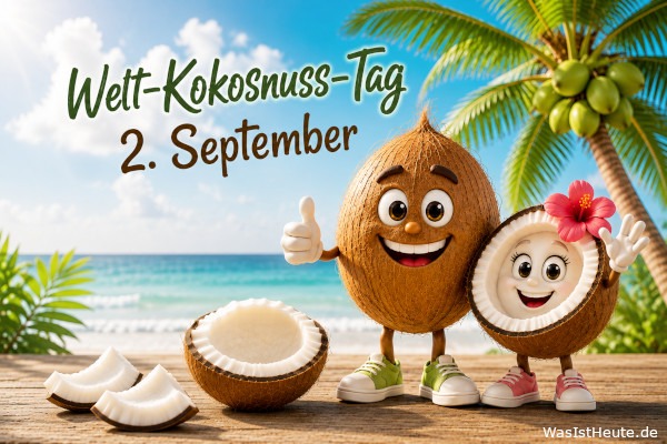 Welt-Kokosnuss-Tag ist am 2. September: Die Kokosnuss im Mittelpunkt